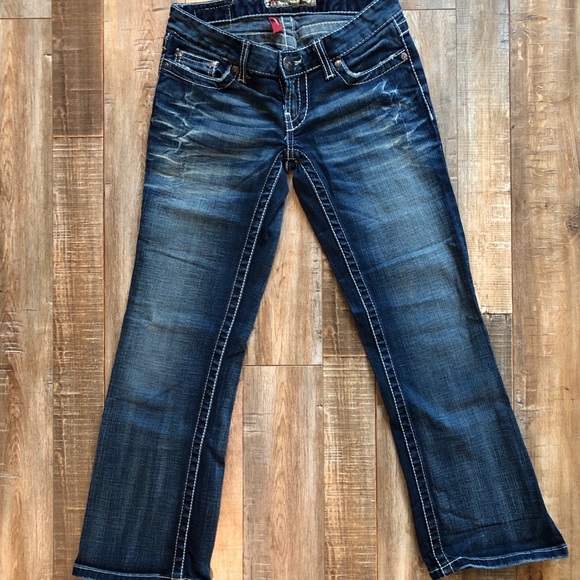 BKE Stella Flare Crop Jean Pants - Picture 1 of 3